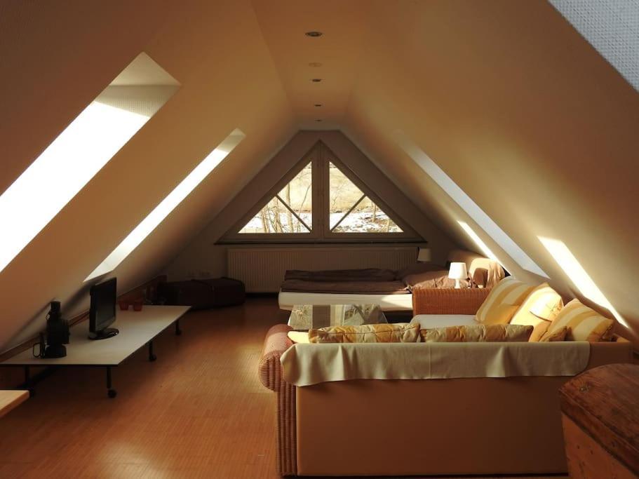 ברלין Dachwohnung Mit Wasserblick Und Eigenem Bootssteg מראה חיצוני תמונה