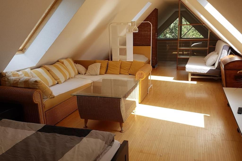 ברלין Dachwohnung Mit Wasserblick Und Eigenem Bootssteg מראה חיצוני תמונה