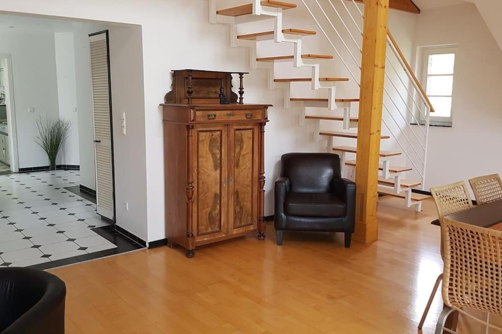 ברלין Dachwohnung Mit Wasserblick Und Eigenem Bootssteg מראה חיצוני תמונה